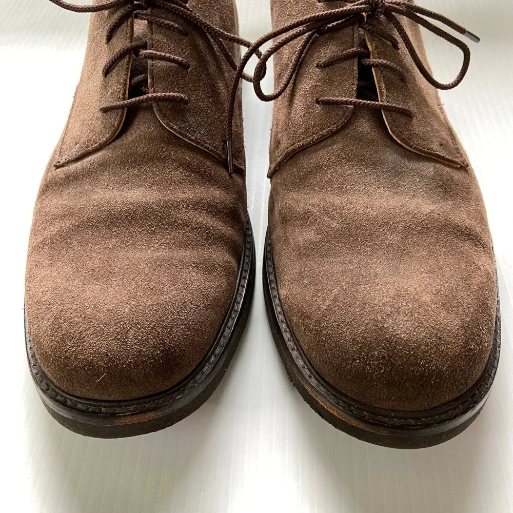 Jos‎ A Bank Brown Suede Leather Lace Up Oxford Shoes Mens 12M